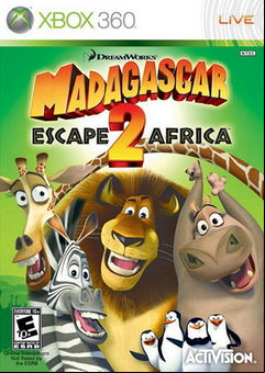 box art for Madagascar: Escape 2 Africa Video Game