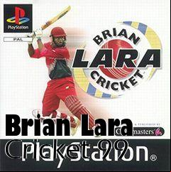 Box art for Brian Lara Cricket 99