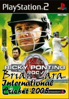 Box art for Brian Lara International Cricket 2005
