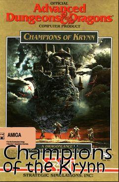 Box art for Champions of the Krynn