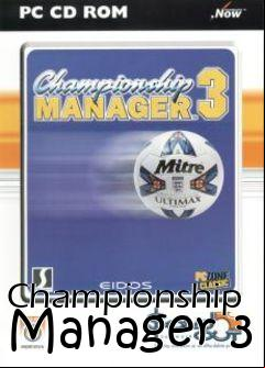 Box art for Championship Manager 3