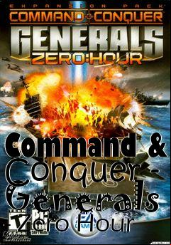 Box art for Command & Conquer - Generals - Zero Hour