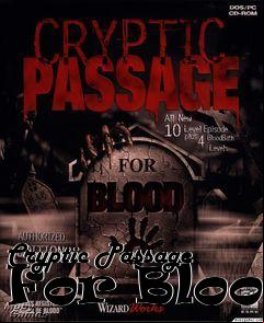 Box art for Cryptic age For Blood