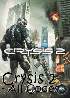 Box art for Crysis 2 - All Codes