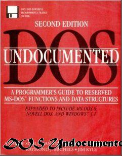 Box art for DOS Undocumented