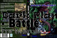 Box art for Dark Planet - Battle For Natrolis