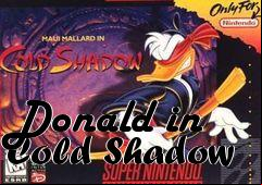 Box art for Donald in Cold Shadow