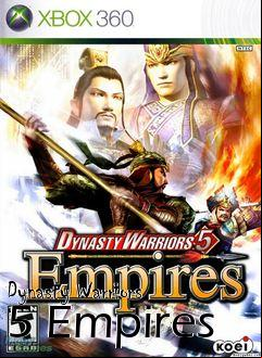 Box art for Dynasty Warriors 5 Empires