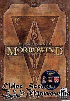 Box art for Elder Scrolls III: Morrowind