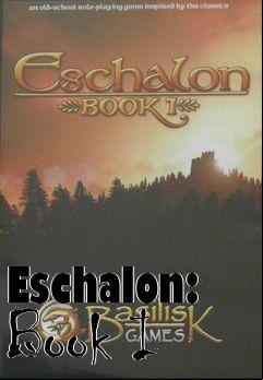 Box art for Eschalon: Book I