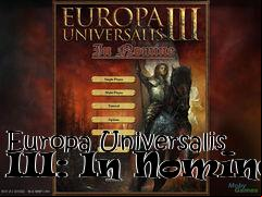 Box art for Europa Universalis III: In Nomine
