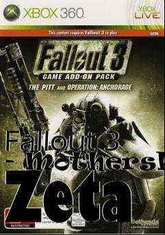 Box art for Fallout 3 - Mothership Zeta