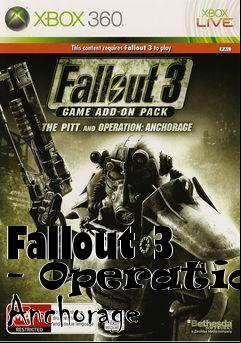 Box art for Fallout 3 - Operation Anchorage