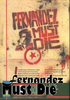 Box art for Fernandez Must Die