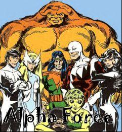 Box art for Alpha Force