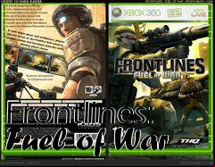 Box art for Frontlines: Fuel of War