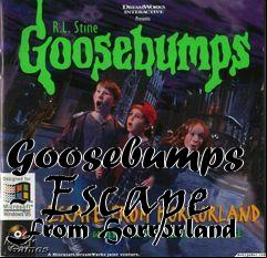 Box art for Goosebumps - Escape From Horrorland