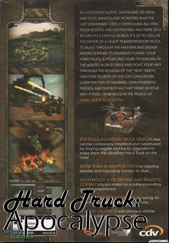 Box art for Hard Truck: Apocalypse