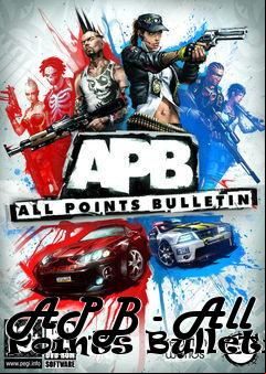 Box art for APB - All Points Bulletin