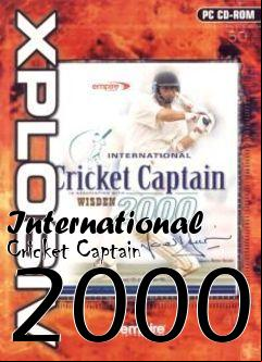 Box art for International Cricket Captain 2000