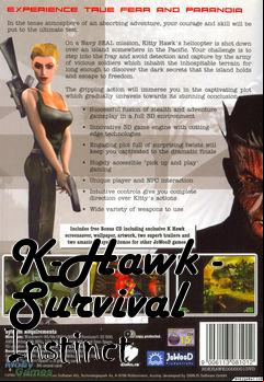 Box art for K-Hawk - Survival Instinct