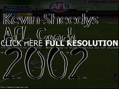 Box art for Kevin Sheedys AFL Coach 2002