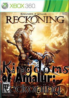 Box art for Kingdoms of Amalur: Reckoning