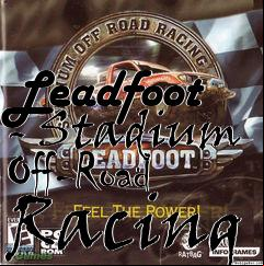 Box art for Leadfoot - Stadium Off-Road Racing