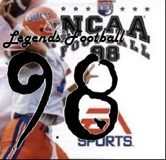 Box art for Legends Football 98