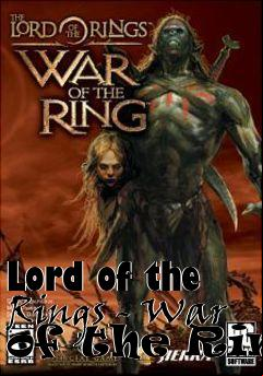 Box art for Lord of the Rings - War of the Ring