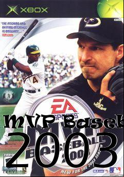 Box art for MVP Baseball 2003