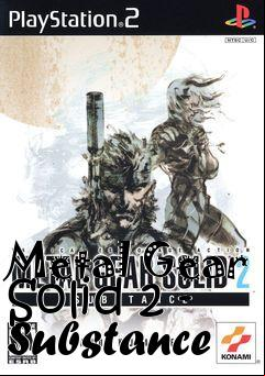 Box art for Metal Gear Solid 2 - Substance