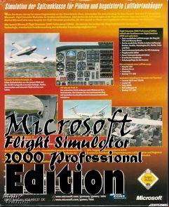 Box art for Microsoft Flight Simulator 2000 Professional Edition