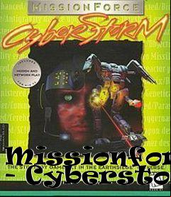 Box art for Missionforce - Cyberstorm