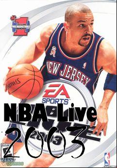 Box art for NBA Live 2003