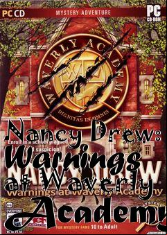 Box art for Nancy Drew: Warnings at Waverly Academy