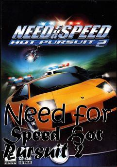Box art for Need for Speed Hot Pursuit 2