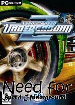 Box art for Need for Speed Underground