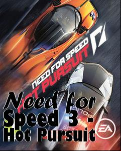 Box art for Need for Speed 3 - Hot Pursuit