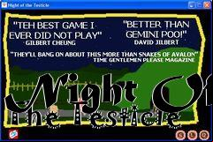 Box art for Night Of The Testicle