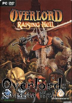 Box art for Overlord: Raising Hell