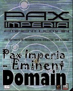 Box art for Pax Imperia - Eminent Domain