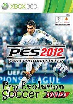 Box art for Pro Evolution Soccer 2012