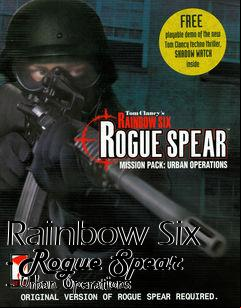 Box art for Rainbow Six - Rogue Spear - Urban Operations