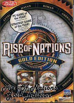 Box art for Rise Of Nations - Gold Edition