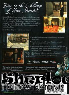Box art for Sherlock Holmes: Nemesis
