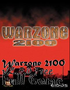 Box art for Warzone 2100 v2.3.0 Free Full Game
