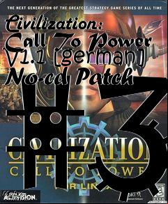 Box art for Civilization:
Call To Power V1.1 [german] No-cd Patch #3