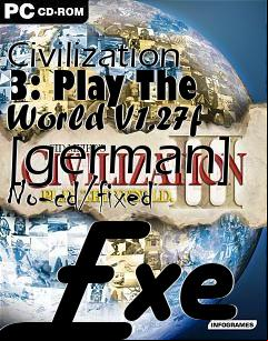 Box art for Civilization
3: Play The World V1.27f [german] No-cd/fixed Exe