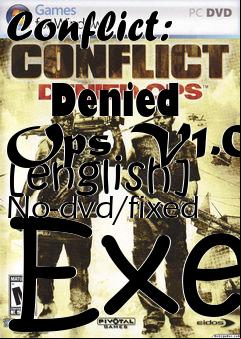 Box art for Conflict:
            Denied Ops V1.0 [english] No-dvd/fixed Exe